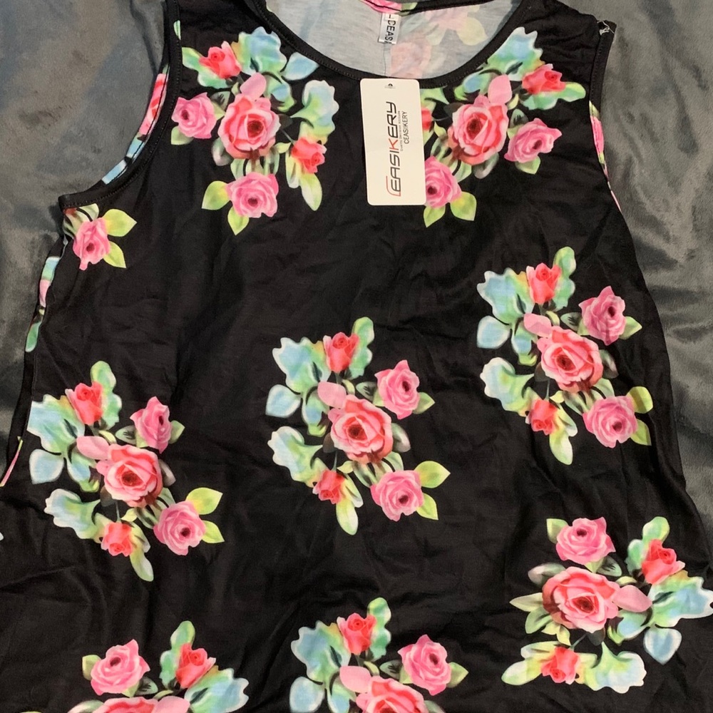 Floral tank top